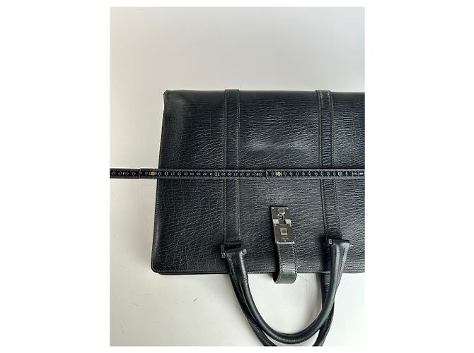 Jackie Vintage Gucci Lederhandtasche Schwarz - Ansicht 13
