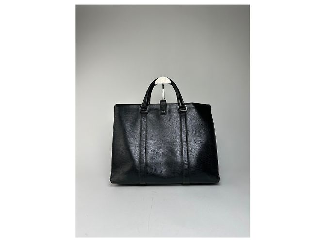 Jackie Vintage Gucci Lederhandtasche Schwarz - Ansicht 2