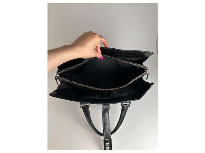 Jackie Vintage Gucci Lederhandtasche Schwarz - Ansicht 4