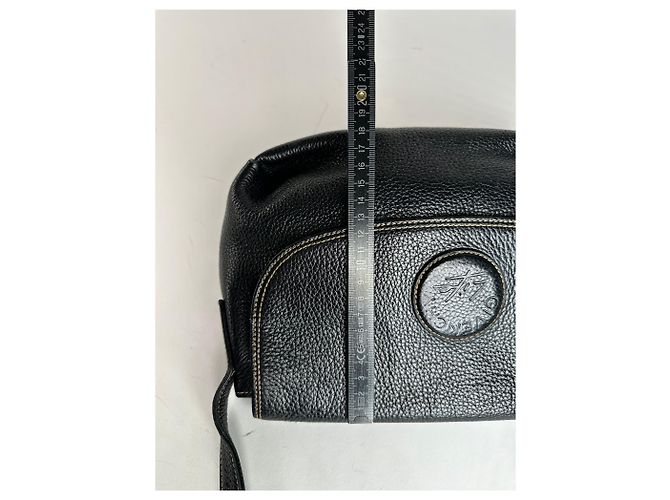 Vintage Givenchy Leder Schulter-/Crossbody-Tasche Schwarz - Ansicht 14