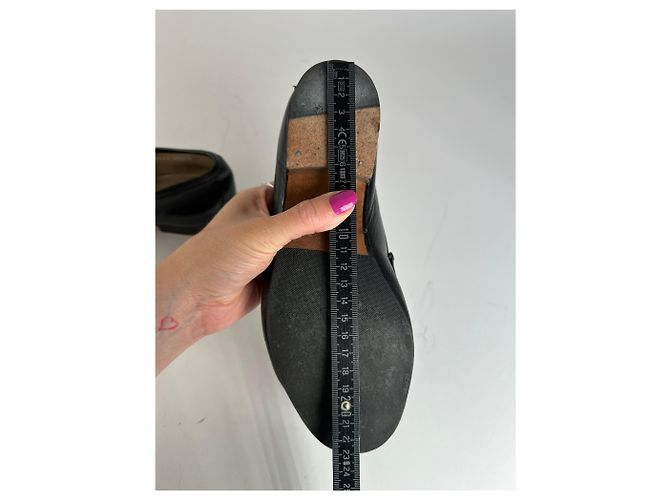 Vintage Gucci Leder Loafer mit Pferdebit 37,5 Schwarz - Ansicht 9