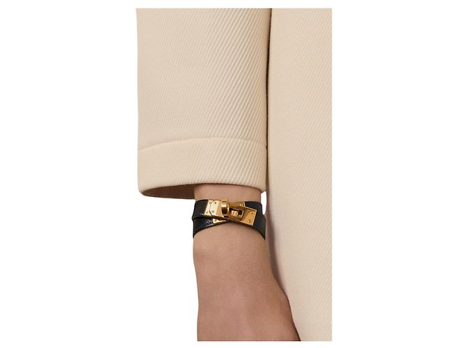 Hermès Pulsera Hermes Kelly Double Tour Negro - vista 10