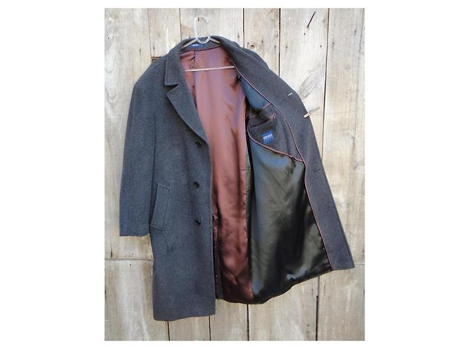 Cappotto Kenzo in lana e cashmere grigio - vista 4