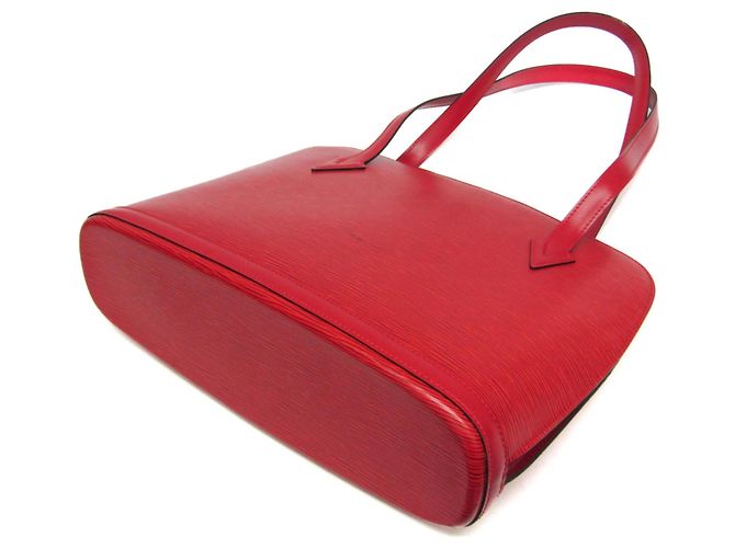 Bolsa Lussac em couro Epi Louis Vuitton Vermelho - vista 2