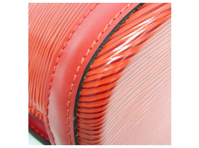 Bolsa Lussac em couro Epi Louis Vuitton Vermelho - vista 7