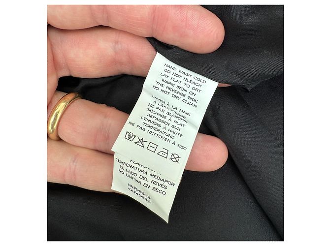 Abito a pois Marc Jacobs in seta nero multicolore - vista 8