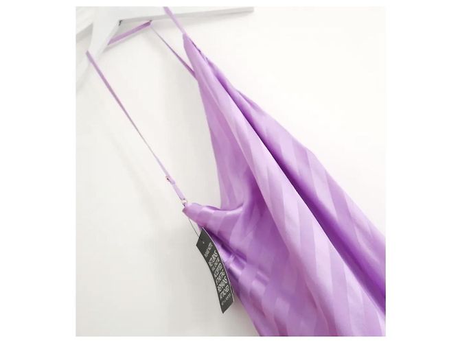 Autre Marque Asymmetrisches Kleid mit Rüsche von Michelle Mason Lila - Ansicht 5