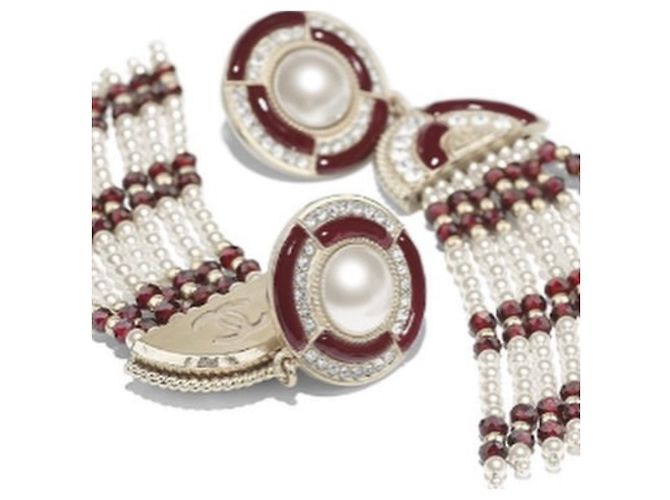 Orecchini a goccia di perle Chanel Pre-Fall 2019, mai indossati, usati - vista 10