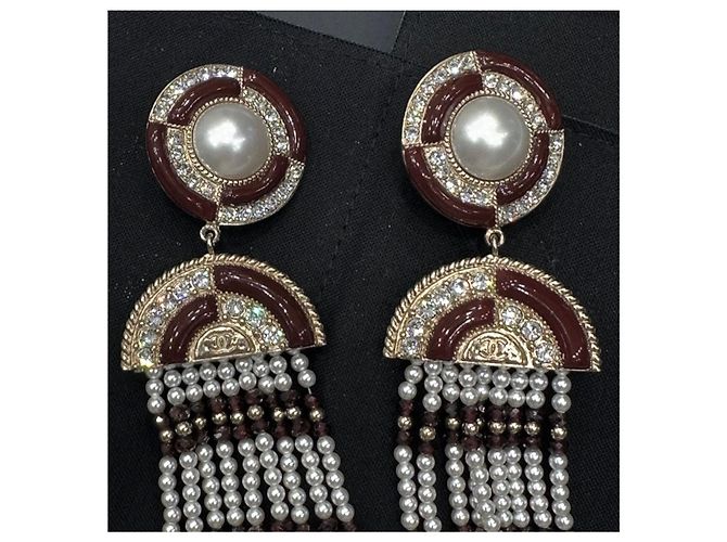 Orecchini a goccia di perle Chanel Pre-Fall 2019, mai indossati, usati - vista 4