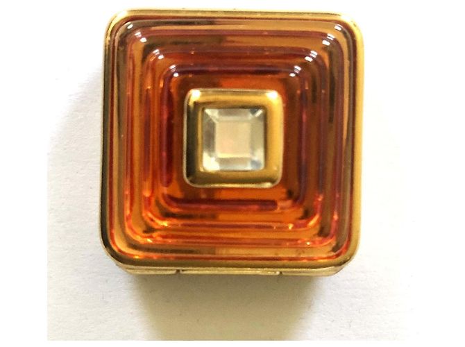 Autre Marque Scatola per profumo in oro e cristallo Swarovski Gold hardware - vista 2