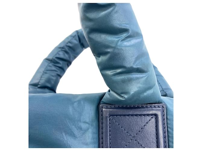 Borsa a mano Chanel Coco Cocoon Blu - vista 16
