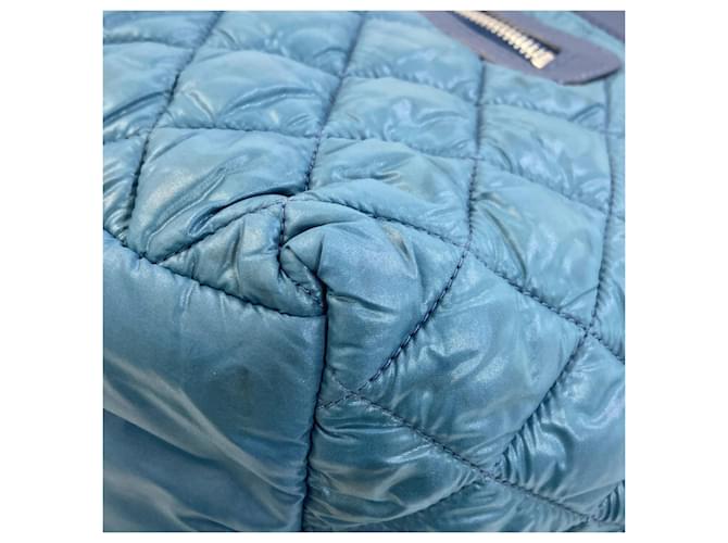 Borsa a mano Chanel Coco Cocoon Blu - vista 17