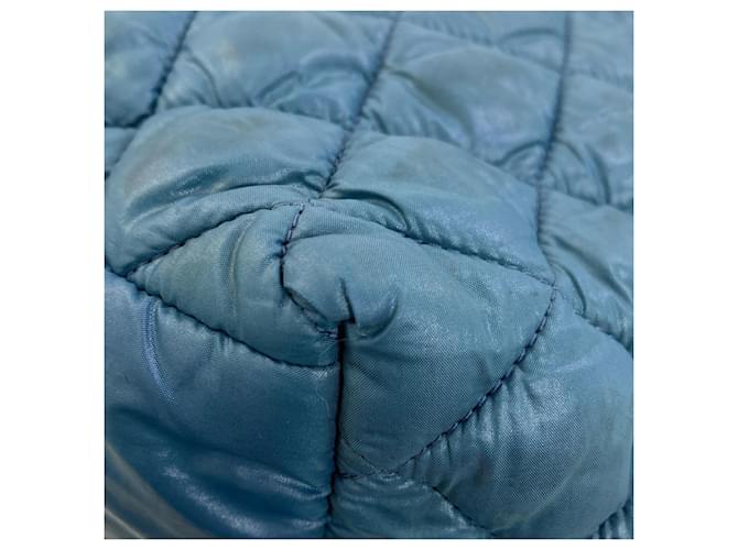 Borsa a mano Chanel Coco Cocoon Blu - vista 19