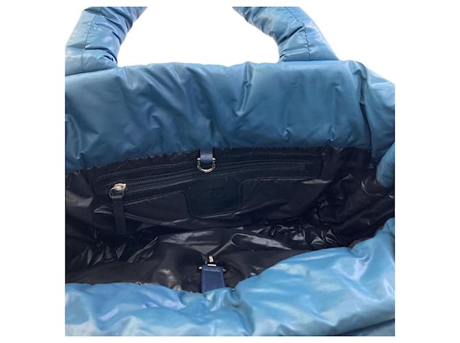 Borsa a mano Chanel Coco Cocoon Blu - vista 5
