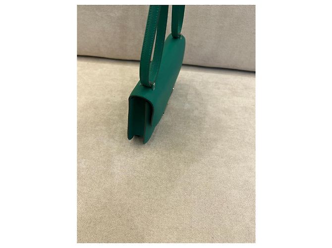 Borsa Hermès Constance Élan in pelle Epsom Vert Vertigo Palladio Verde - vista 6