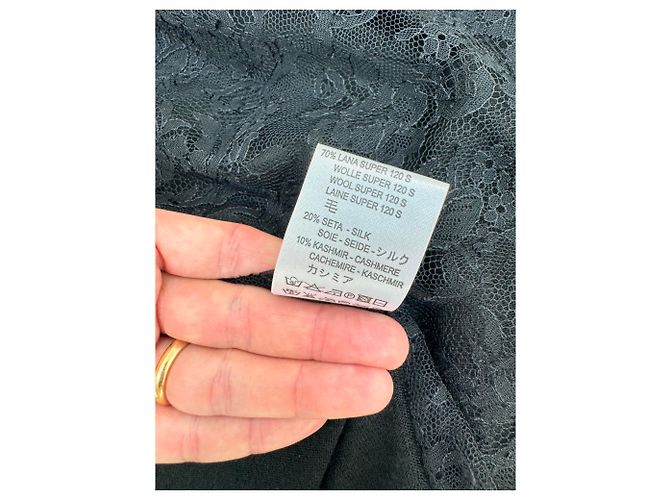 Cardigan de cashmere preto Valentino Garavani - vista 9