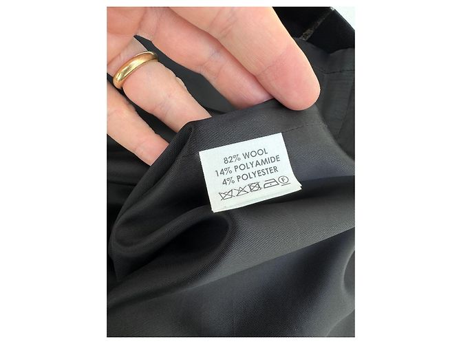 Abito midi senza maniche Dries Van Noten nero e crema Beige D'oro - vista 7