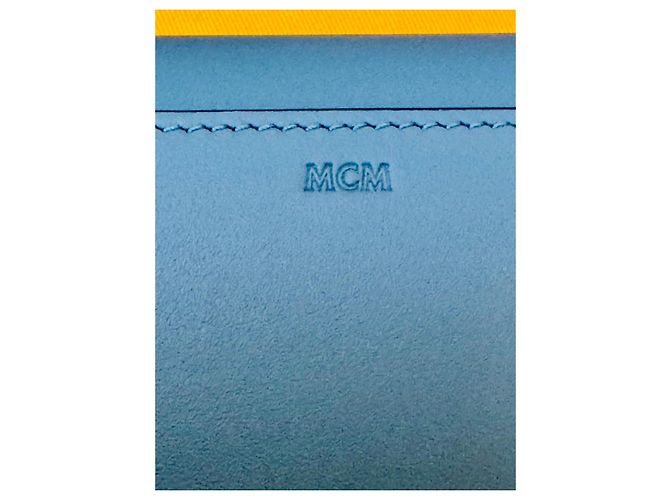 Cartera de mujer MCM con cadena Azul - vista 10