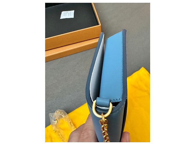 Cartera de mujer MCM con cadena Azul - vista 13