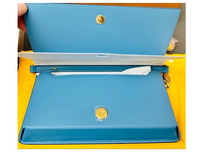 Cartera de mujer MCM con cadena Azul - vista 4