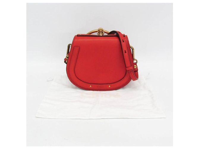 Chloé Borsa a tracolla Chloe Nile in pelle mini Arancione - vista 2