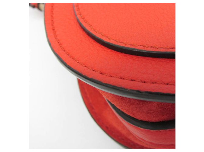 Chloé Borsa a tracolla Chloe Nile in pelle mini Arancione - vista 7