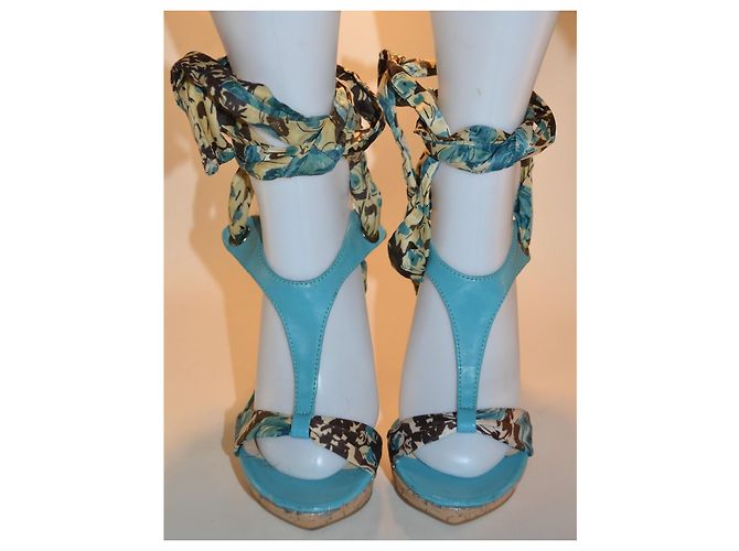 Guess patterned sandals cloth size 35 IT Multiple colors - view 2
