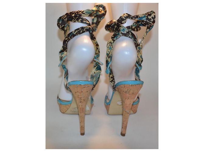 Guess patterned sandals cloth size 35 IT Multiple colors - view 3