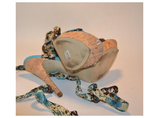 Guess patterned sandals cloth size 35 IT Multiple colors - view 4