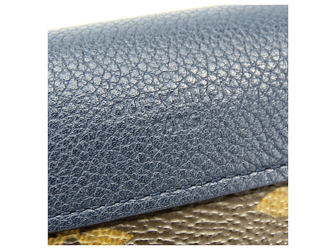 Cartera Pallas M64092 Larga de Louis Vuitton Castaño Azul marino Monograma - vista 11