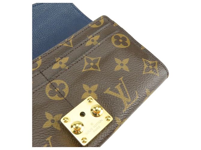 Cartera Pallas M64092 Larga de Louis Vuitton Castaño Azul marino Monograma - vista 15
