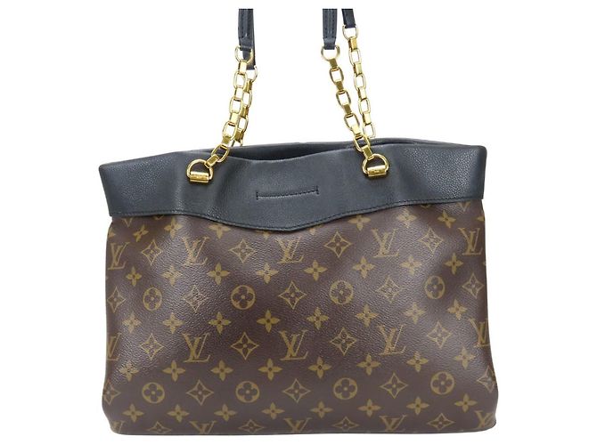 Borsa Tote Pallas di Louis Vuitton Nero Monogramma - vista 4