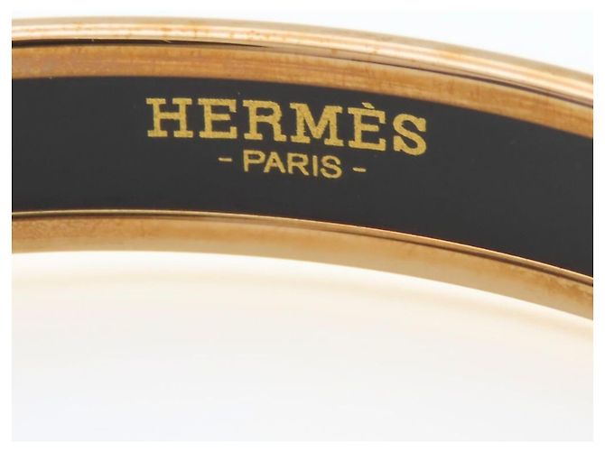 Pulsera de esmalte cloisonné Hermès Azul Dorado Púrpura - vista 6