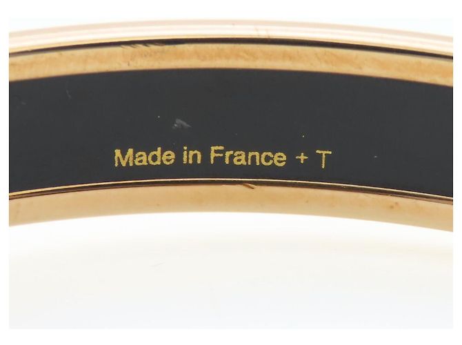 Pulsera de esmalte cloisonné Hermès Azul Dorado Púrpura - vista 7