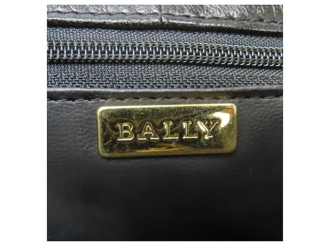 Bally gesteppte Leder-Tote Schwarz - Ansicht 17