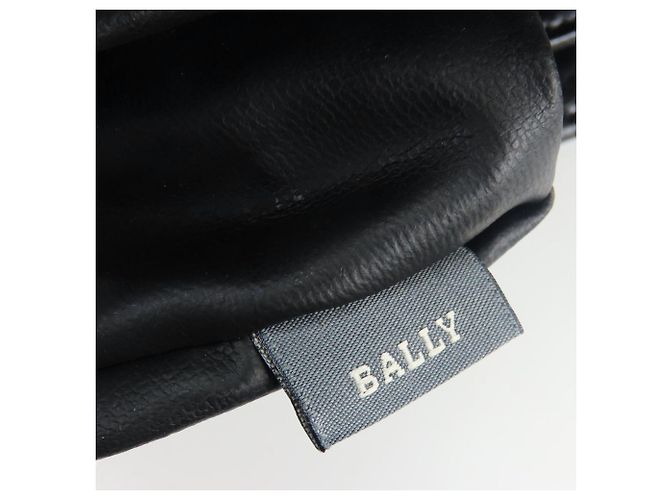 Bally gesteppte Leder-Tote Schwarz - Ansicht 22