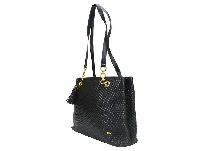 Bally gesteppte Leder-Tote Schwarz - Ansicht 3