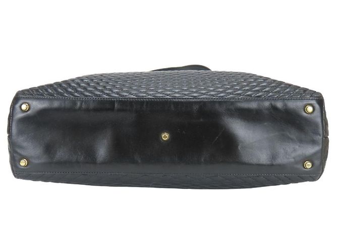 Bally gesteppte Leder-Tote Schwarz - Ansicht 5