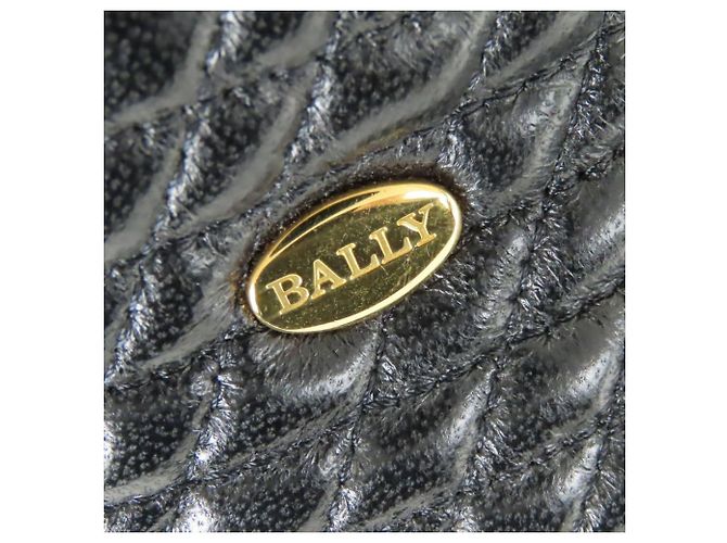 Bally gesteppte Leder-Tote Schwarz - Ansicht 6