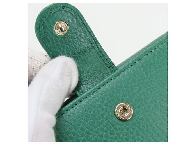 Billetera bi-fold Gucci verde - vista 13