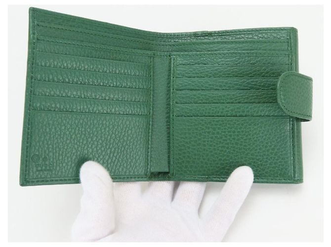 Billetera bi-fold Gucci verde - vista 14