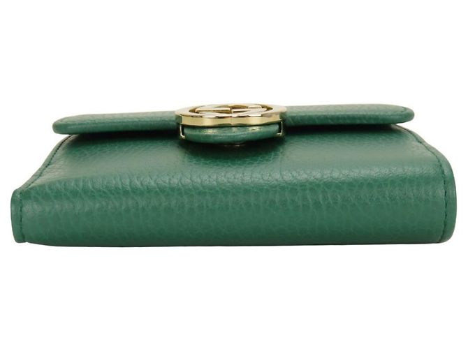 Billetera bi-fold Gucci verde - vista 4