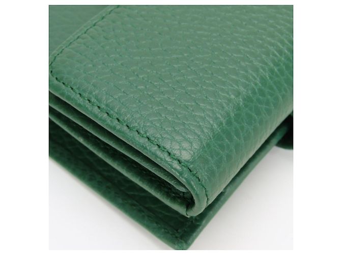 Billetera bi-fold Gucci verde - vista 6