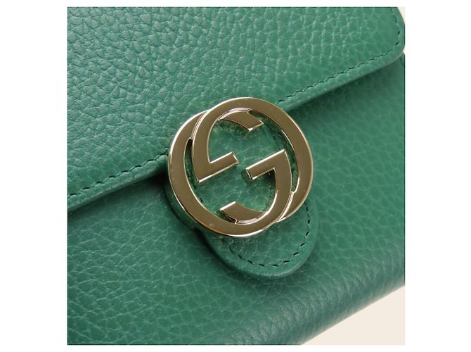 Billetera bi-fold Gucci verde - vista 9