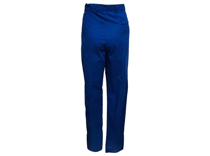 Pantalones de algodón azul índigo Sofie D'Hoore - vista 3