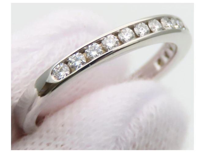 Tiffany & Co. Platinring 950 Halb-Eternity-Kreis - Ansicht 9