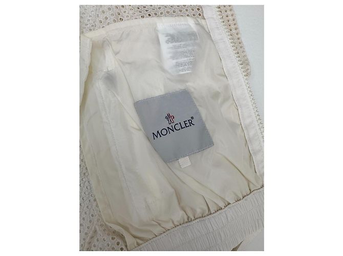 Moncler Jacke Beige Polyamid Netzstoff - Ansicht 10