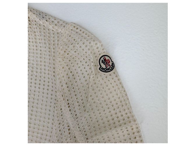 Moncler Jacke Beige Polyamid Netzstoff - Ansicht 11