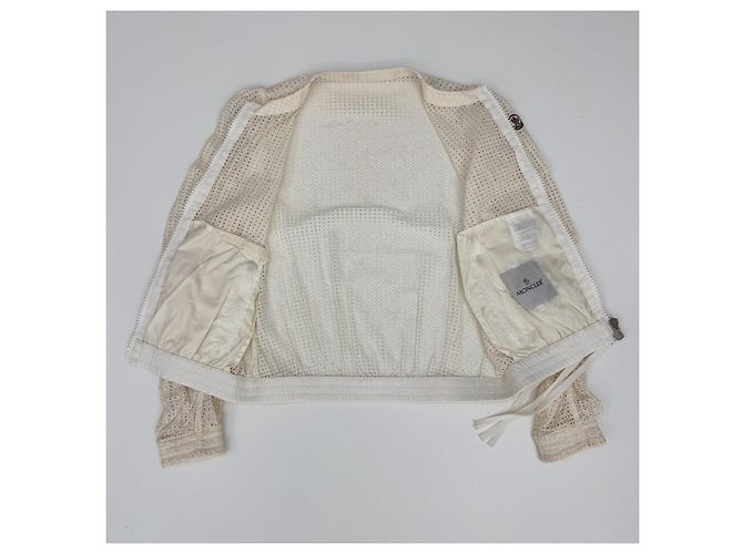 Moncler Jacke Beige Polyamid Netzstoff - Ansicht 5