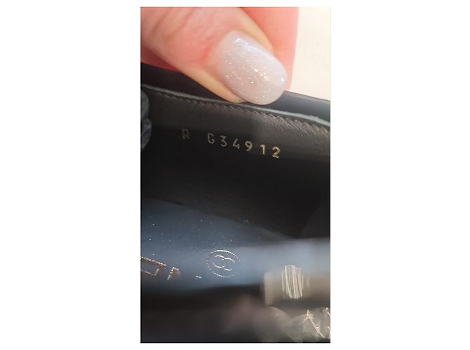 Mocassini in suede nero Chanel NWOB Taglia 41 usati - vista 6